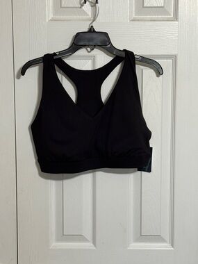 tek gear Black Racerback V-Neck Sports Bra
